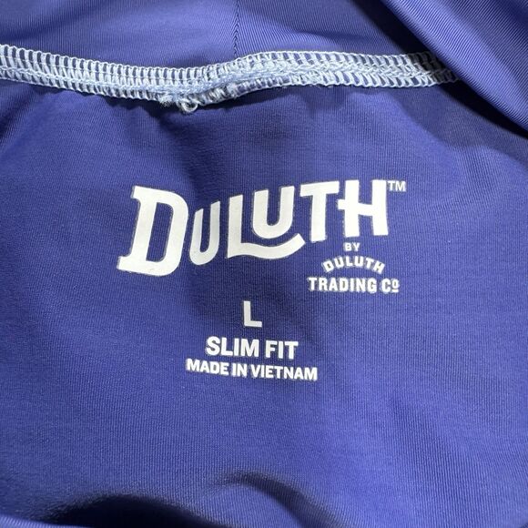Duluth Trading Suit Up Long Sleeve Mock Neck Swim Tee Men L Slim Fit Stretch NWT - Picture 5 of 13